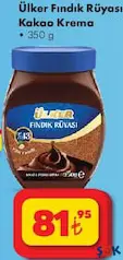 ÜLKER FINDIK RÜYASI KAKAO KREMA 350 G